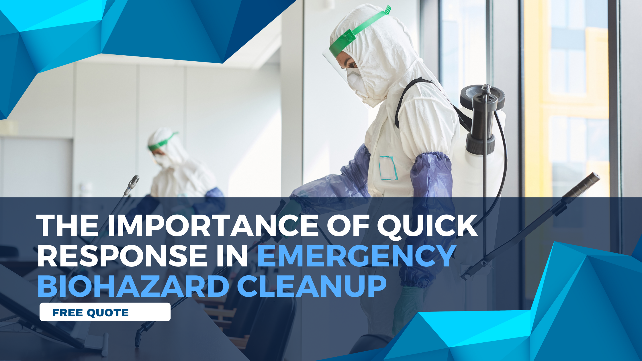 The Importance of Quick Response in Emergency Biohazard Cleanup